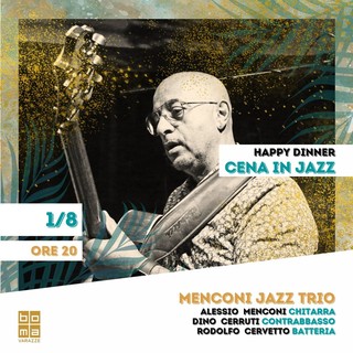 Cena in jazz al Boma di Varazze, l'1 agosto c'è il Menconi Jazz Trio