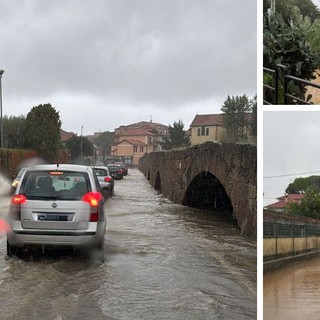 Maltempo, ad Albenga ancora allagamenti, chiuso il Centro Operativo Comunale di Protezione civile (FOTO e VIDEO)