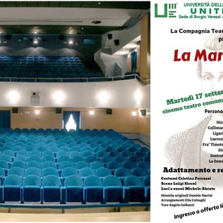 Pietra, l'Unitre sul palco del cinema teatro comunale Moretti con &quot;La Mandragola&quot; di Macchiavelli