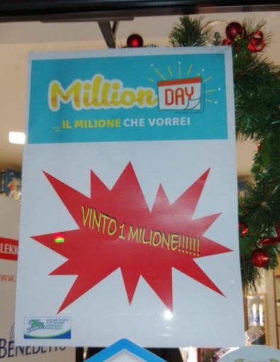 &quot;Millionday&quot; fortunato a Savona: con un euro vince un milione