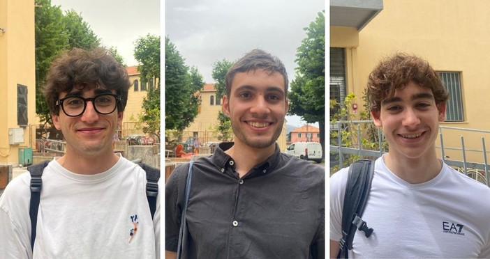 Maturità 2024: dal Liceo Giordano Bruno di Albenga le impressioni di Riccardo, Jacopo e Lorenzo