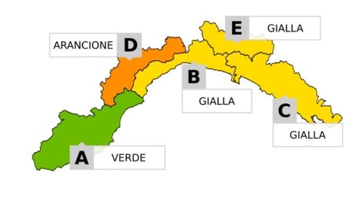 Maltempo, Arpal modifica allerta per neve e pioggia: previsioni prossime ore