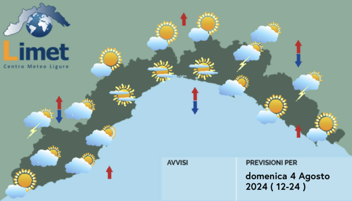 Meteo, cielo sereno in mattinata, con instabilità pomeridiana nelle zone interne