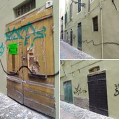Albenga, vandali nella notte imbrattano muri del centro storico: in corso accertamenti e indagini