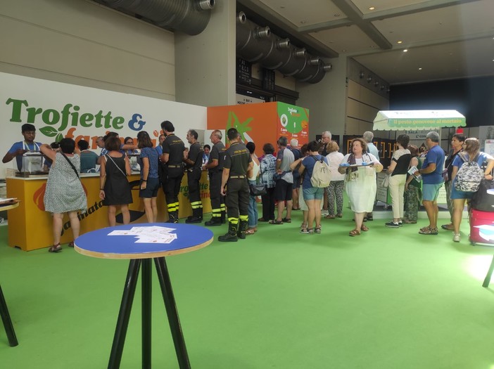 Farinata e trofie al pesto protagoniste dello stand ligure al  Meeting di Rimini