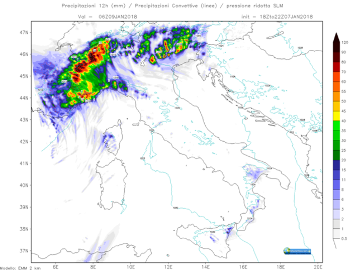 #Meteo: maltempo fino a domani poi torna il sereno