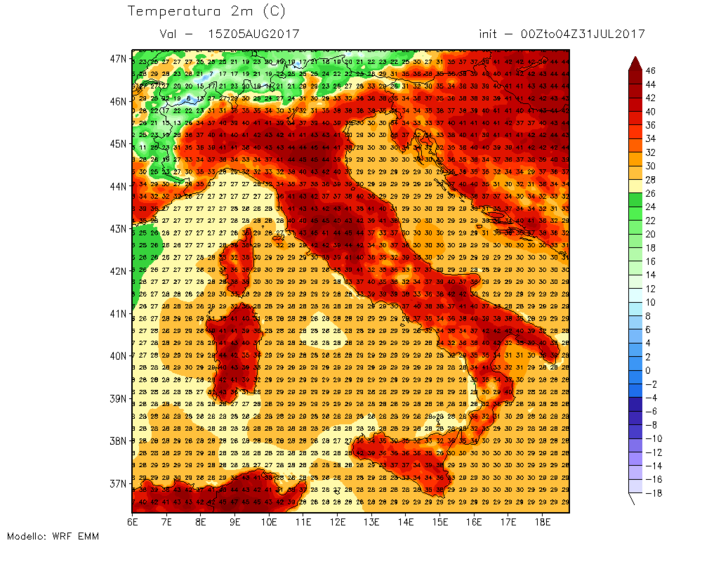 Meteo: anticiclone per tutta la settimana e caldo molto intenso