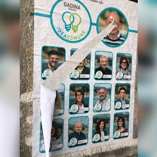 Celle, strappati i manifesti elettorali della lista &quot;Idea Comune&quot;. Il candidato Gadina: &quot;A prevalere è il 'non darci conto' e avanti sempre&quot;