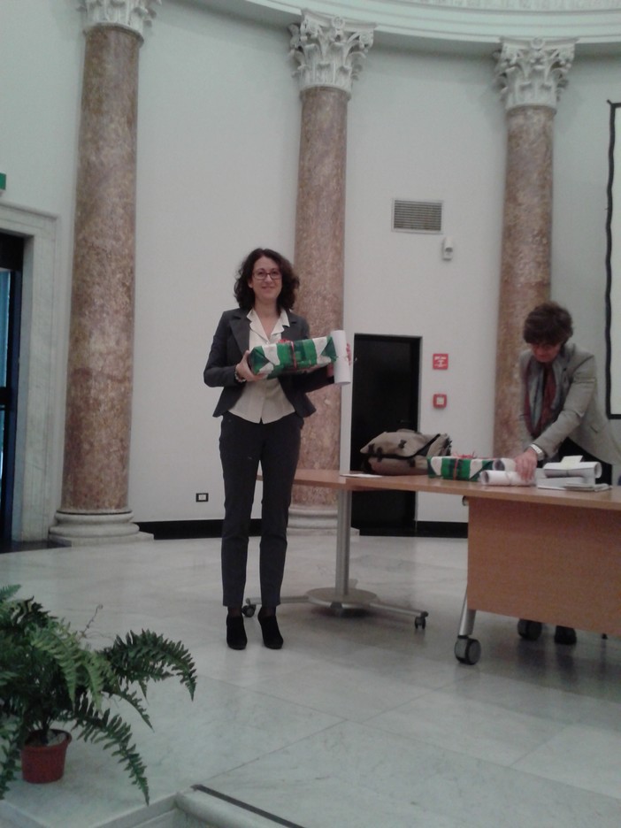 L'assessore borghettino Oliva riceve il Premio alla Cultura Amico delle Biblioteche