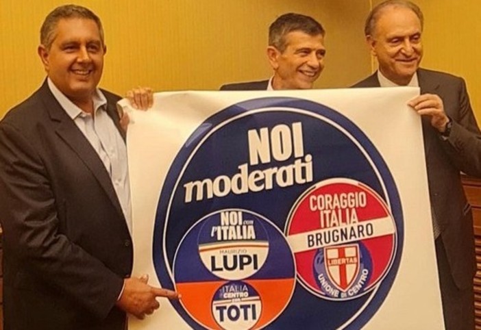 Elezioni, Noi Moderati: tutti i nomi dei candidati. Anche Bozzano in corsa con Toti