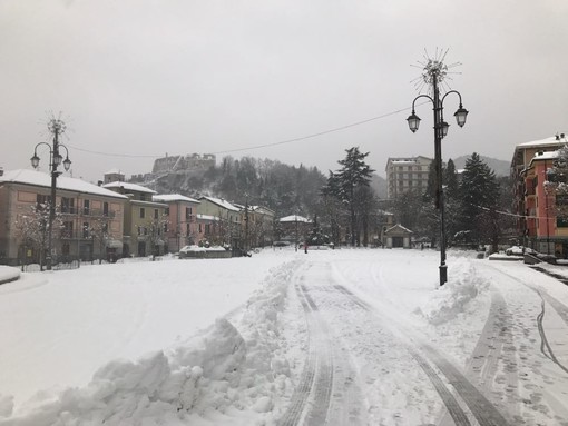 Terminata l'allerta meteo: due giorni di neve e ghiaccio in Val Bormida