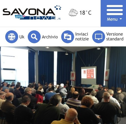 Nuova versione &quot;mobile&quot; per Savona News: ecco il restyling del giornale per smartphone e tablet