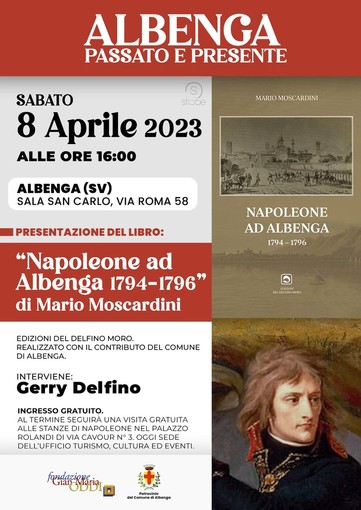 Il professor Moscardini presenta il libro “Napoleone ad Albenga 1794-1796”