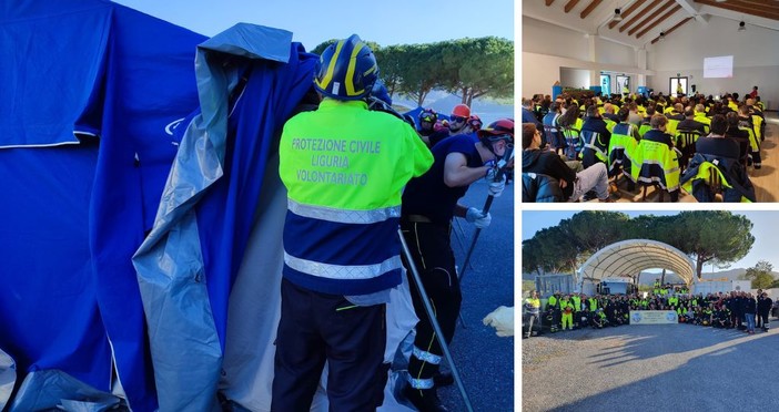 110 nuovi volontari di Protezione Civile in provincia di Savona: l’ultimo addestramento nel polo di Villanova