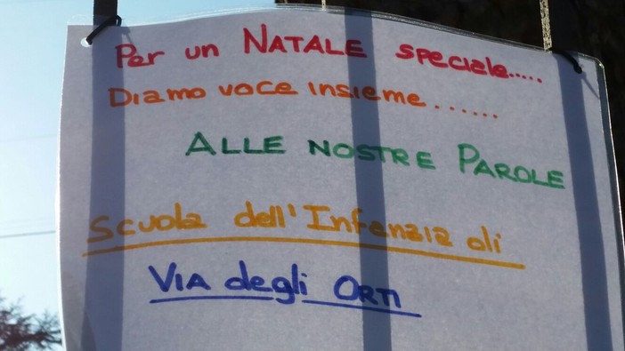 Albenga:	natale alle scuole elementari all'insegna delle parole e dei colori di pace