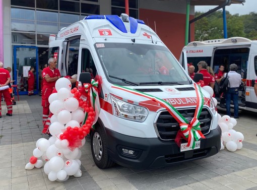 Millesimo: Croce Rossa in festa, inaugurata nuova ambulanza 4x4 e autorimessa (FOTO)