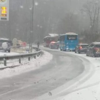 Maltempo: neve in Val Bormida, i primi fiocchi attorno all'ora di pranzo