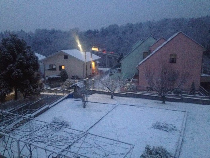 #Maltempo, è arrivata la neve in Val Bormida. Allerta meteo fino alle ore 24 di oggi (FOTO)