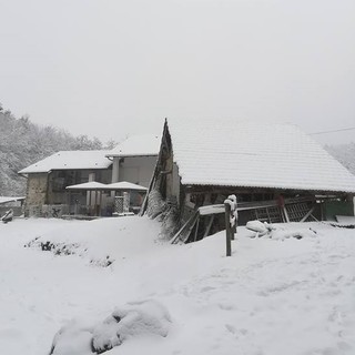 Maltempo, neve in Val Bormida e pioggia sulla costa (FOTO)