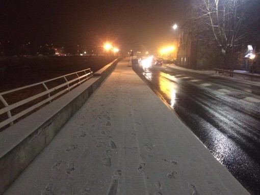 Arriva la neve in Val Bormida, allerta fino alle 24 - FOTOGALLERY