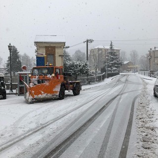 Nevicate fino a quote basse in Provincia di Savona. Allerta meteo fino a domani