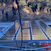 Albissola, installata una pergola fotovoltaica nel cimitero Brogia. Assessore Silvestro: &quot;Si abbasserà in futuro il costo della bolletta energetica&quot;