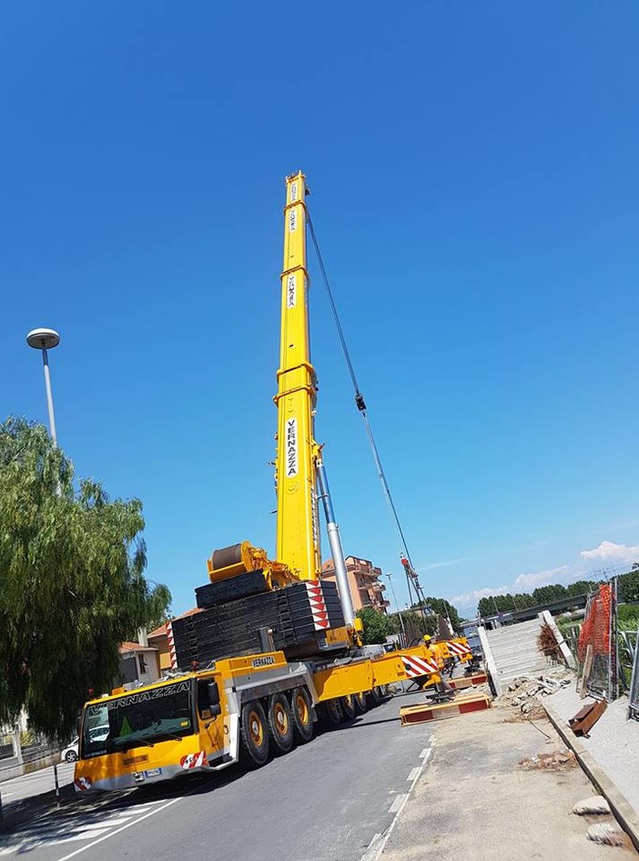 Vado Ligure: al via l'installazione della nuova passerella