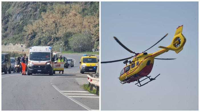 Auto travolge un pedone in galleria tra Celle e Albisola: uomo trasferito al Santa Corona con l'elisoccorso in codice rosso