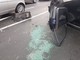 Auto ribaltata in viale Pontelungo ad Albenga (FOTO E VIDEO)