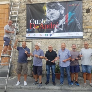 Albenga, nella Sala degli Stucchi la presentazione di &quot;Ottobre De André&quot;: madrina dell'evento Dori Ghezzi