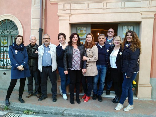 Inaugurato il point elettorale di Finale Ligure Viva