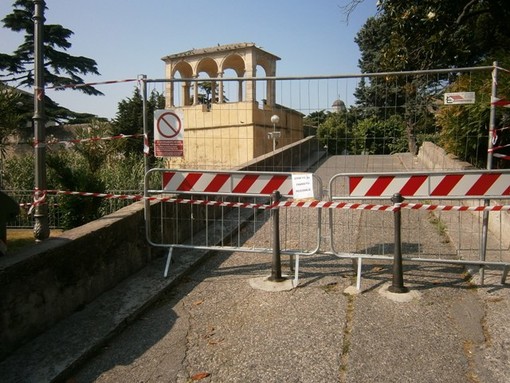 Ponte San Sebastiano transennato