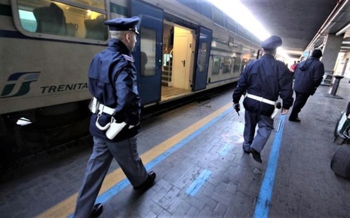 Alassio, sopralluogo di Polizia Municipale e Polfer in stazione