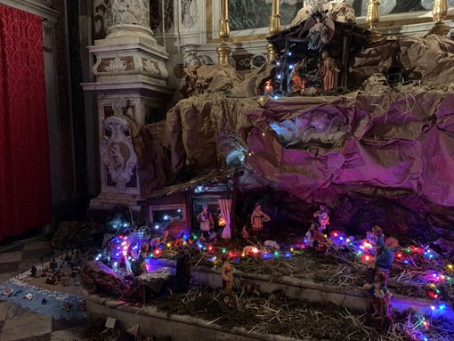 Finale, la tradizione del presepe si rinnova &quot;a tappe&quot; nella basilica di Marina