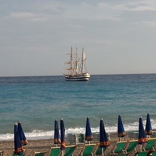 La nave scuola &quot;Palinuro&quot; approda a Finale Ligure