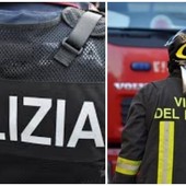 Savona, materiale esplosivo in via La Rocca: intervento della polizia e dei vigili del fuoco