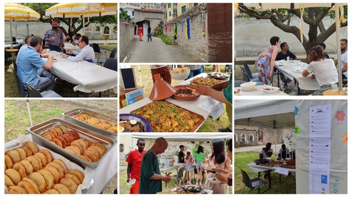 Dal cibo solidarietà e fratellanza tra popoli: a Finale il pranzo multietnico che sa di accoglienza e integrazione