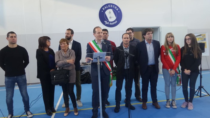 Andora: taglio del nastro per la nuova palestra (FOTO)