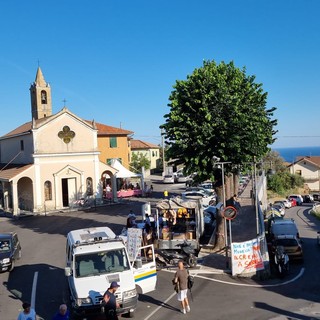 Varazze, inaugurata l'ampliata piazza di Cantalupo. Sindaco Pierfederici: &quot;Un'opera importante per la comunità&quot;