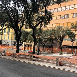 Cade la recinzione dei cantieri di piazza Diaz e torna la polemica . Orsi: “va garantita la sicurezza come da contratto”