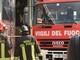 Frana in via Genova tra Savona e Albissola: intervento dei vigili del fuoco e della Polizia