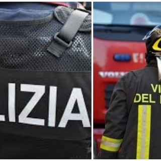 Savona, materiale esplosivo in via La Rocca: intervento della polizia e dei vigili del fuoco