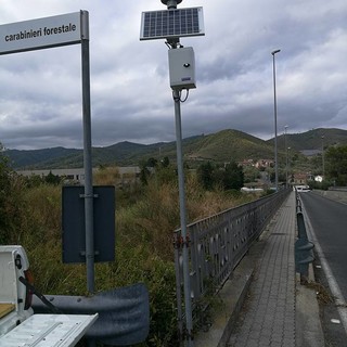 Andora: installato un pluviometro sul ponte di Molino Nuovo