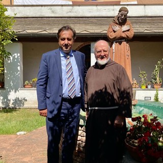 Padre Gianfranco Iacopi lascia il convento dei Cappuccini di Savona per Chiavari