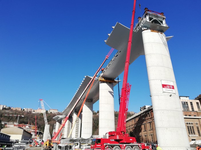 Ammaloramento elicoidale del Morandi, Autostrade: &quot;Sarà pronta per l'apertura del nuovo ponte&quot;