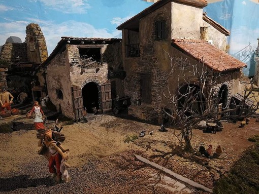 Vezzi Portio, tempo di Natale con il presepe allestito dalla Pro Loco