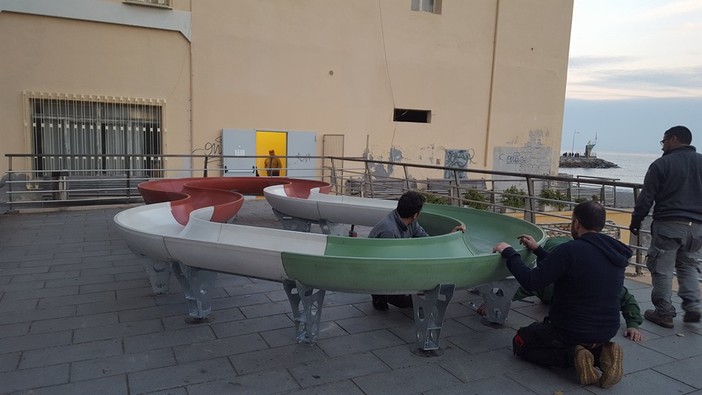 A Loano taglio del nastro per la &quot;Pista delle biglie&quot;, aperta anche ai bambini in carrozzella