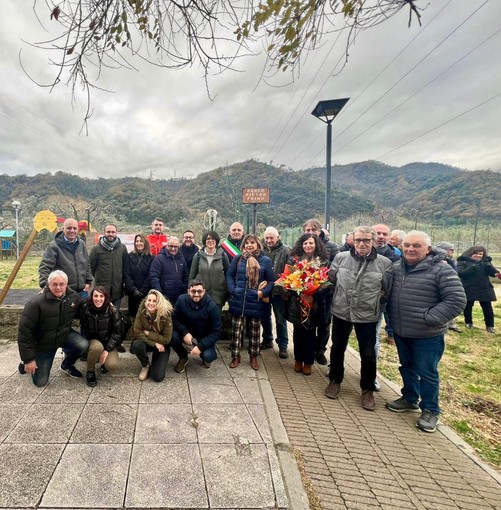 Albisola, intitolato a Pietro Frino il parco delle feste di Luceto