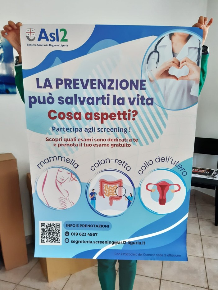 Asl 2, al via la campagna &quot;Prevenzione è vita&quot; per promuovere la salute e l'adesione ai programmi di screening gratuiti