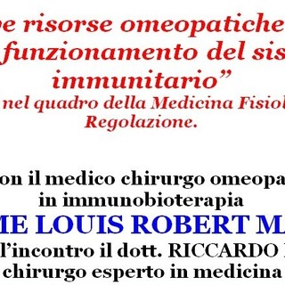 L'Omeopatia protagonista sabato mattina alla Ubik